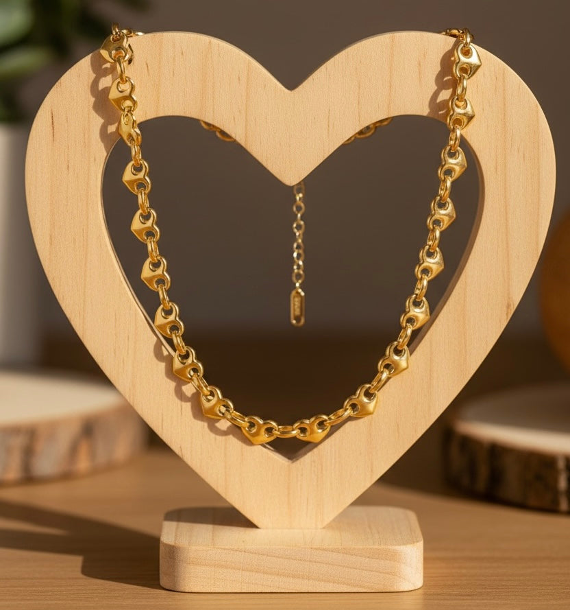 Collana Heart Chain
