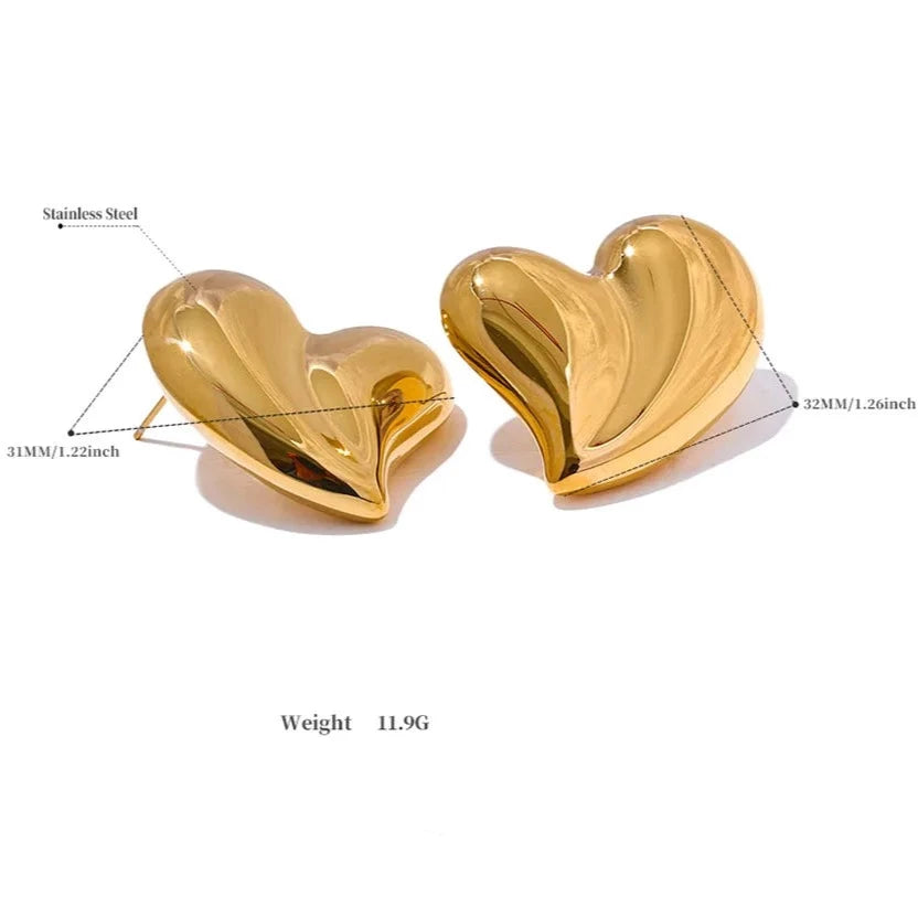 Orecchini Shy Heart