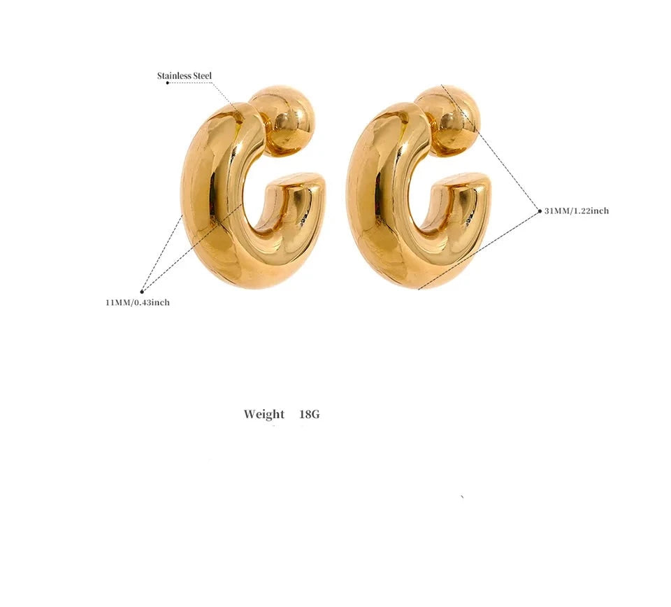 Orecchini C-Bold Reverse
