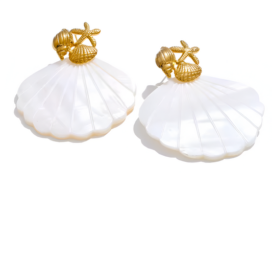 Orecchini Conchiglia Madreperla