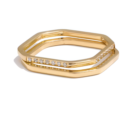 Anello Esagonal Shine