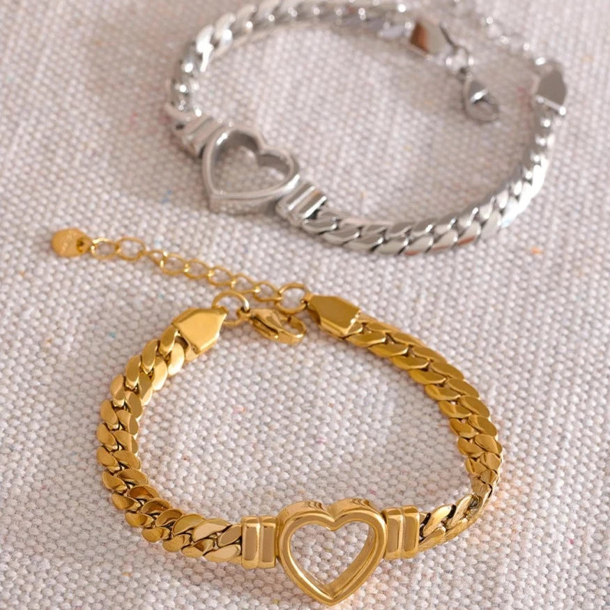 Bracciale Heart Chain