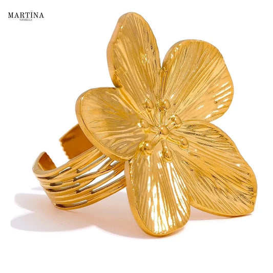 Anello Fiore di Lino